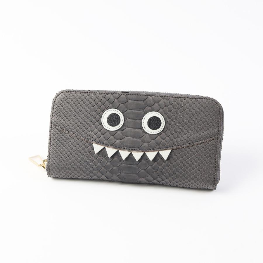 【パイソンモンスター長財布/全11色】ダイヤモンドパイソンレザー思わず誰かに見せたくなるモンスター長財布【モンスターver.】ウォレット ラウンドファスナー |  | 05