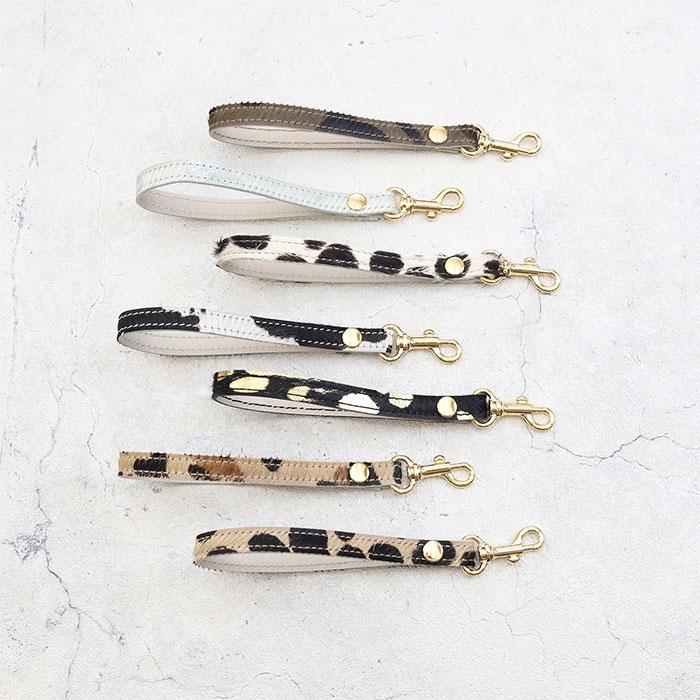 【レザーストラップチャーム】スマホケースストラップ/バッグチャーム/キーホルダーストラップ【レザーアクセサリー】【付け替え自在】 |  | 08