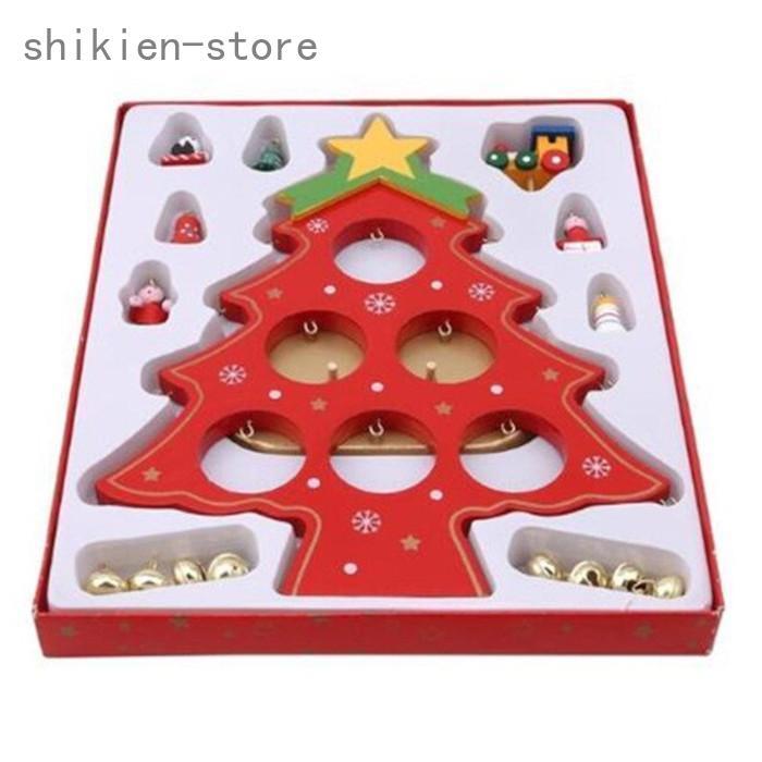 ミニ クリスマス ツリー 卓上 木製 サンタ 雪だるま 玩具 飾り オーナメント｜superblife｜05