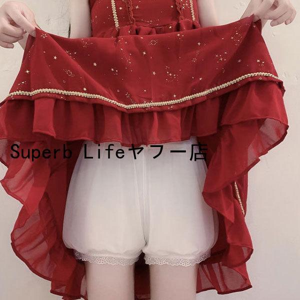 ペチパンツ ショーツ レディース フレアパンツ 透け対策 裾 ペチパンツ ショーツ レディース フレアパンツ 透け対策 裾