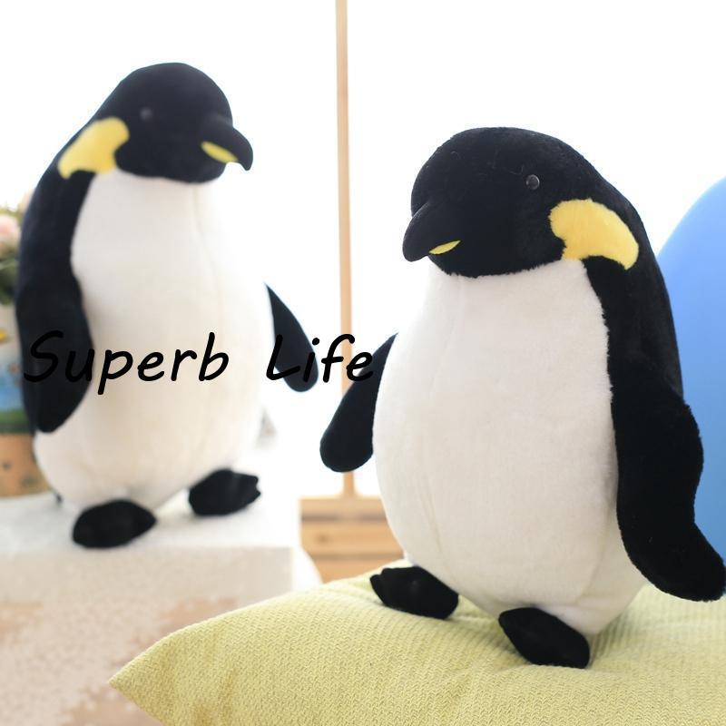 ペンギンリアルぬいぐるみ可愛い 抱き枕 クッションおもちゃふわふわインテリアプレゼント80cm｜superblife｜06