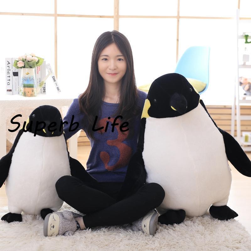 ペンギンリアルぬいぐるみ可愛い 抱き枕 クッションおもちゃふわふわインテリアプレゼント40cm｜superblife｜04