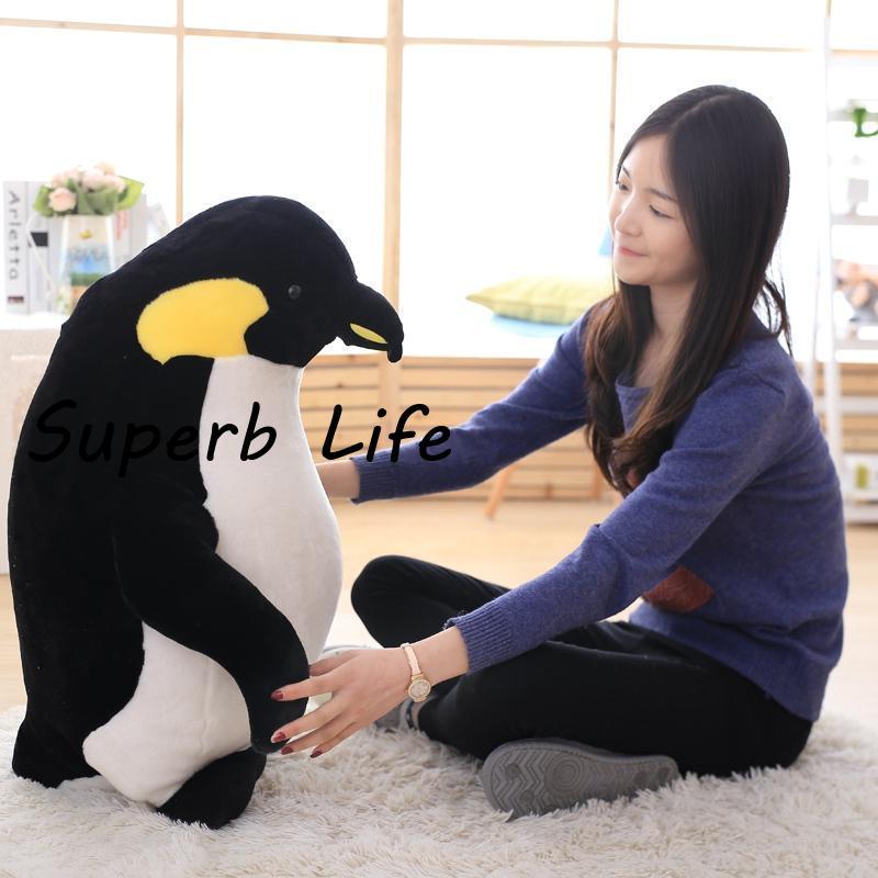 ペンギンリアルぬいぐるみ可愛い 抱き枕 クッションおもちゃふわふわインテリアプレゼント40cm｜superblife｜05