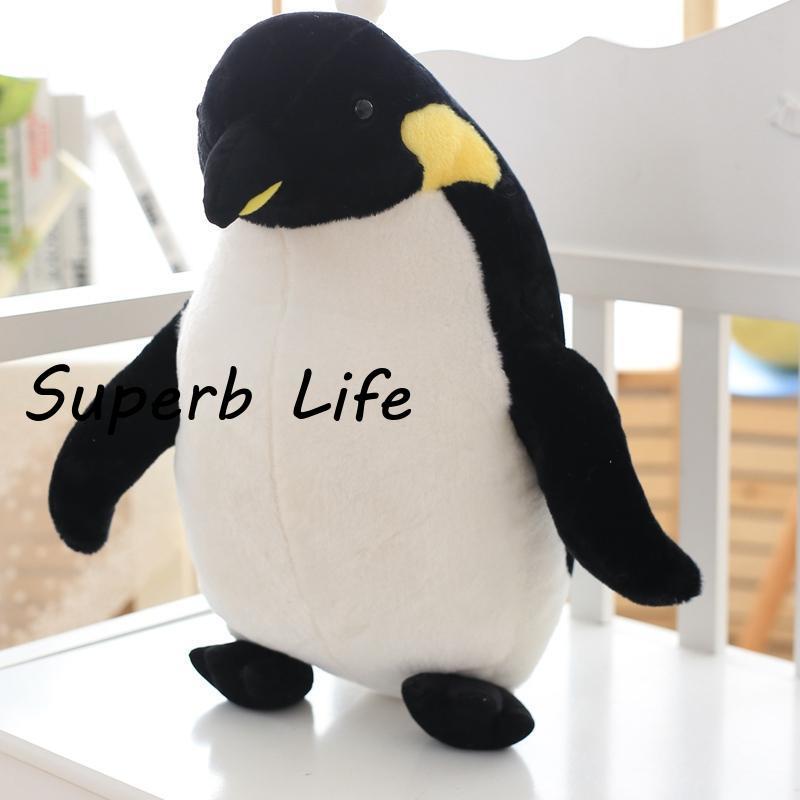 ペンギンリアルぬいぐるみ可愛い 抱き枕 クッションおもちゃふわふわインテリアプレゼント60cm｜superblife｜12