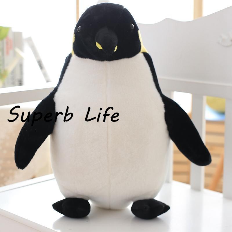ペンギンリアルぬいぐるみ可愛い 抱き枕 クッションおもちゃふわふわインテリアプレゼント60cm｜superblife｜10