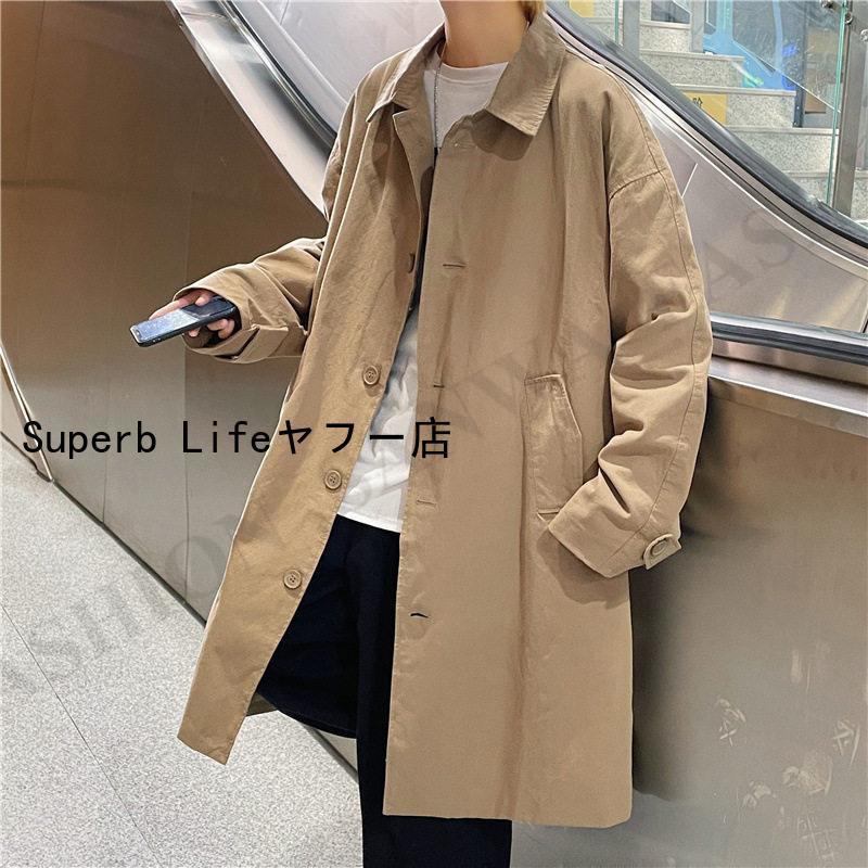 トレンチコート メンズ スプリングコート トップス ジャケット トレンチコート メンズ スプリングコート トップス ジャケット