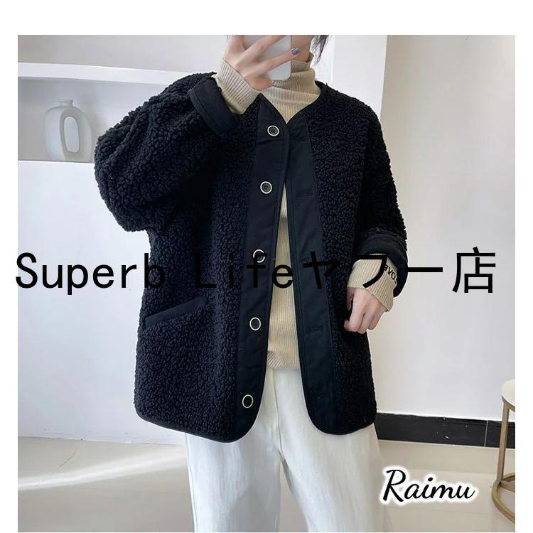 ボアジャケット もこもこ ボア ブルゾン かわいい レディース ボアジャケット もこもこ ボア ブルゾン かわいい レディース