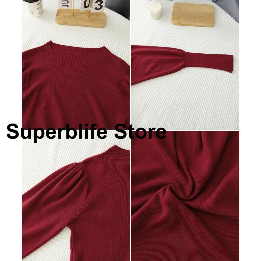 ニットセーターパフスリーブニットトップス : Superb Lifeヤフー ニットセーターパフスリーブニットトップス : Superb Lifeヤフー
