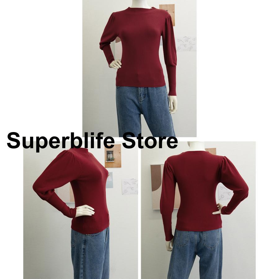 ニットセーターパフスリーブニットトップス : Superb Lifeヤフー ニットセーターパフスリーブニットトップス : Superb Lifeヤフー