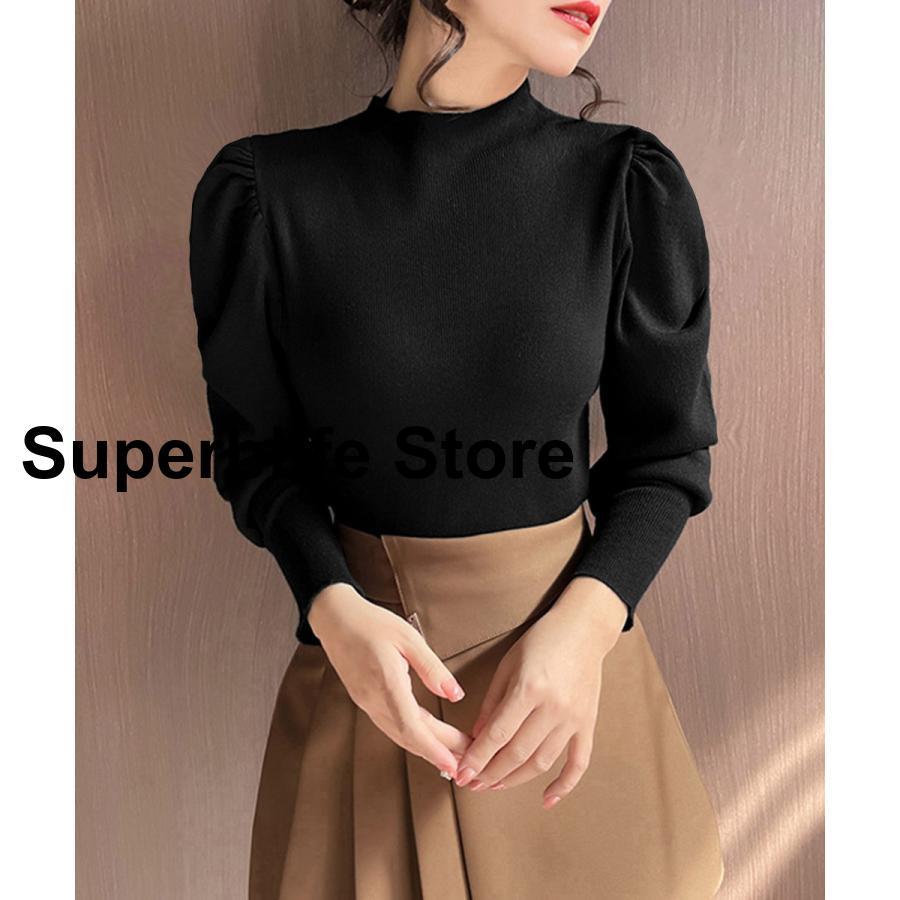 ニットセーターパフスリーブニットトップス : Superb Lifeヤフー ニットセーターパフスリーブニットトップス : Superb Lifeヤフー