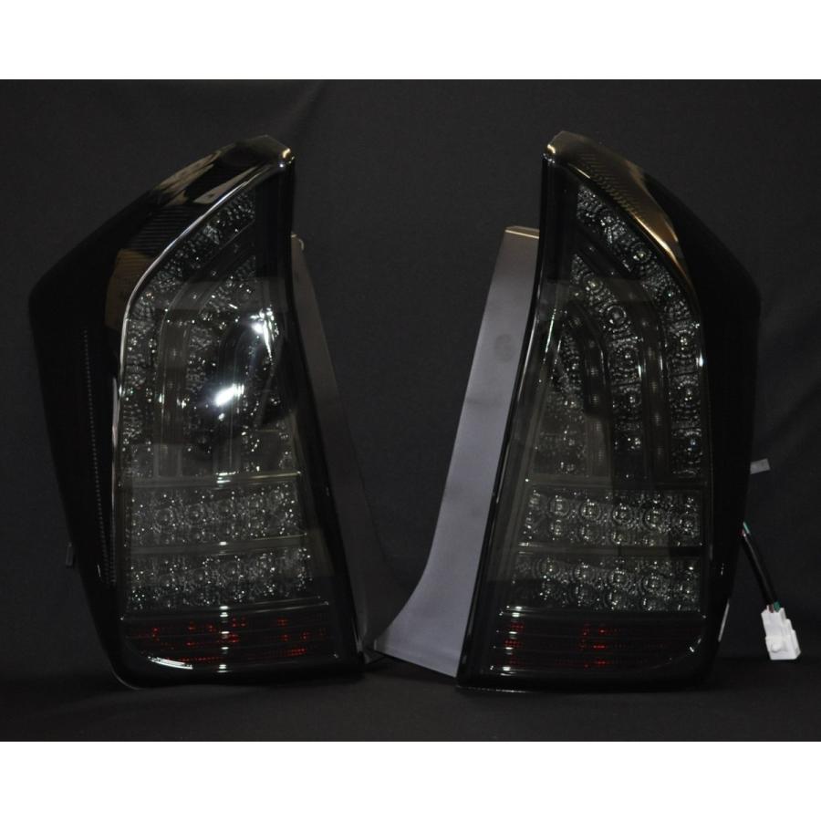 トヨタ プリウス 30系 ライトバー付き フルLED テールライト スモーク 