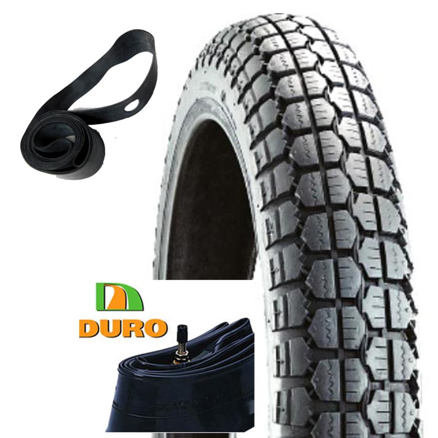 Duro HF308　3.50-19　タイヤ＆チューブ+リムテープ付き | DURO