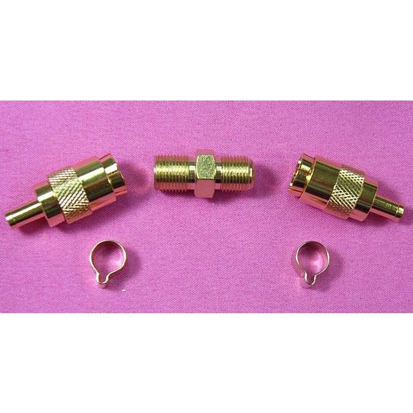 4C用らくらくコネクタ２個と中継コネクタ１個入り GRC4-SP | サン電子 | 01