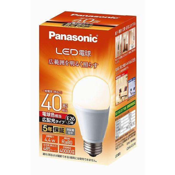 Panasonic LED電球 LDA4L-G/S/K4 シェード2個付き Panasonic（パナソニック） パルック LED電球 プレミア 4.4W 2個入