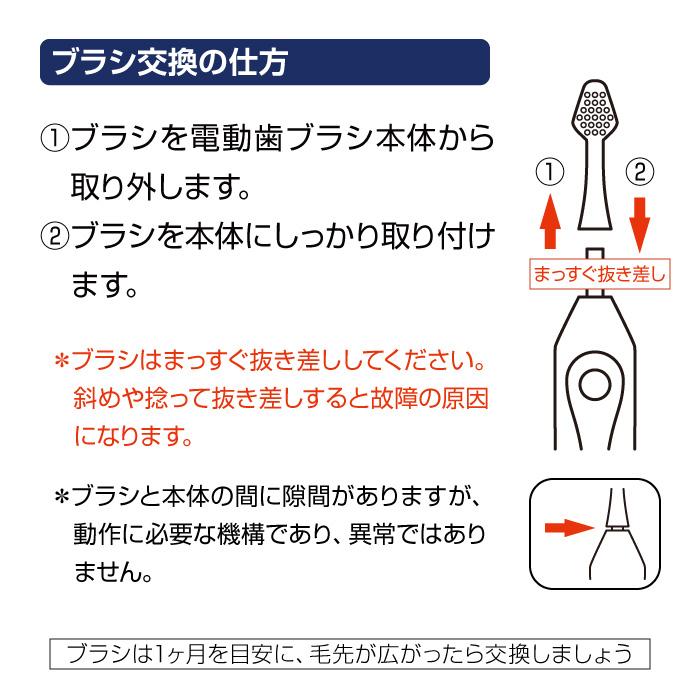電動歯ブラシツルリ専用〜 交換替えブラシ9本セット（ホワイト