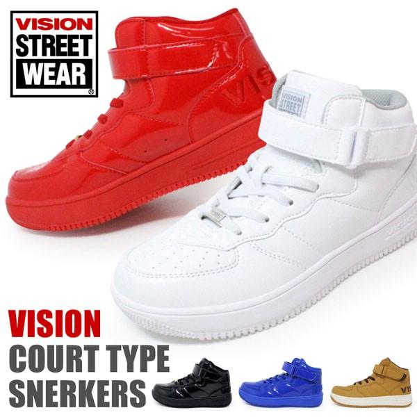 美品！VISION STREET WEAR ハイカットスニーカー　6サイズ VISION STREET WEAR（ヴィジョンストリートウェア） ハイカット