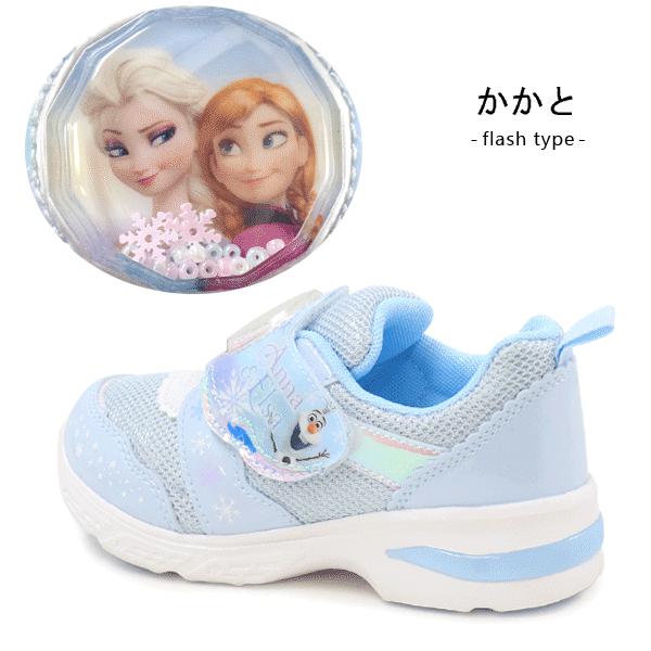 アナ雪 靴 光る スニーカー 16cm 新品3足中古1足 Disney（ディズニー） 光る靴 プリンセス キッズ スニーカー アナ雪