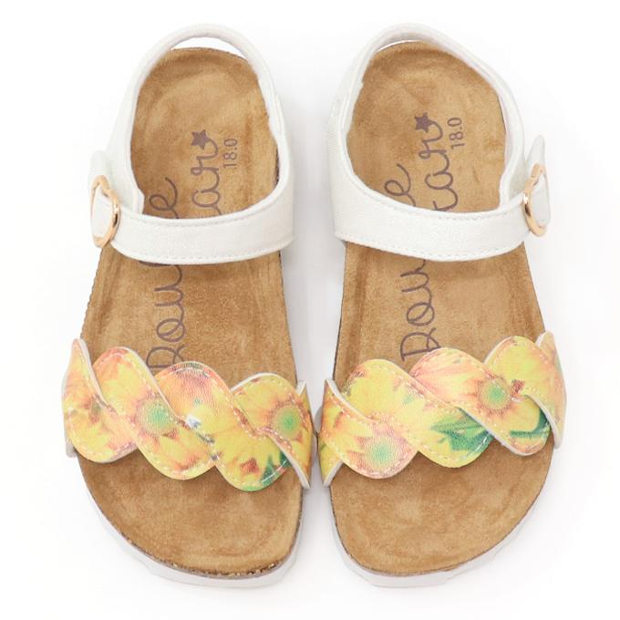 サンダル キッズ 子供 女 おしゃれ 女の子 厚底 ヒール ジュニア キッズサンダル Double Star Superfoot 通販 Yahoo ショッピング