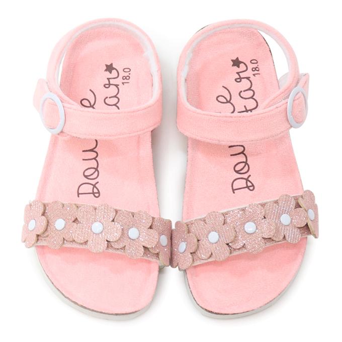 サンダル キッズ 子供 女 おしゃれ 女の子 厚底 ヒール ジュニア キッズサンダル Double Star Superfoot 通販 Yahoo ショッピング