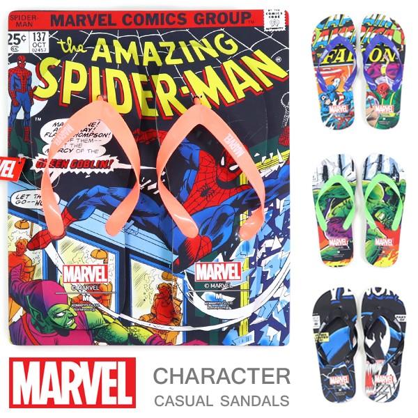 マーベル サンダル メンズ ビーチサンダル トングサンダル MARVEL