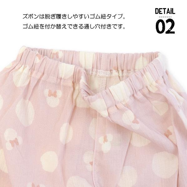高速配送 ミニーちゃん甚平 甚兵ロンパース ミニーちゃん 子供用