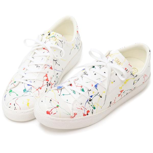 コンバース レザー オールスター レディース メンズ スニーカー CONVERSE ALL STAR COUPE DRIPPING OX｜superfoot｜06