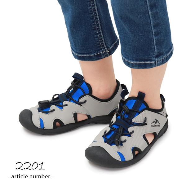 ウォーターシューズ キッズ サンダル アクアシューズ ジュニア キッズサンダル WILD NATURE  2201 |  | 04