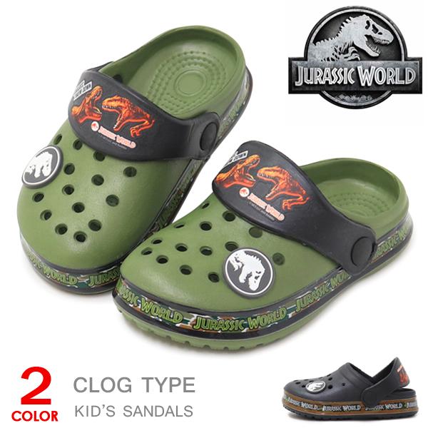 ジュラシックワールド 恐竜 サンダル キッズ クロッグサンダル 男の子