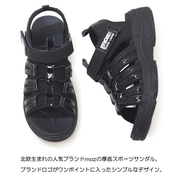 moz（モズ） サンダル 厚底 レディース スポーツサンダル 厚底サンダル