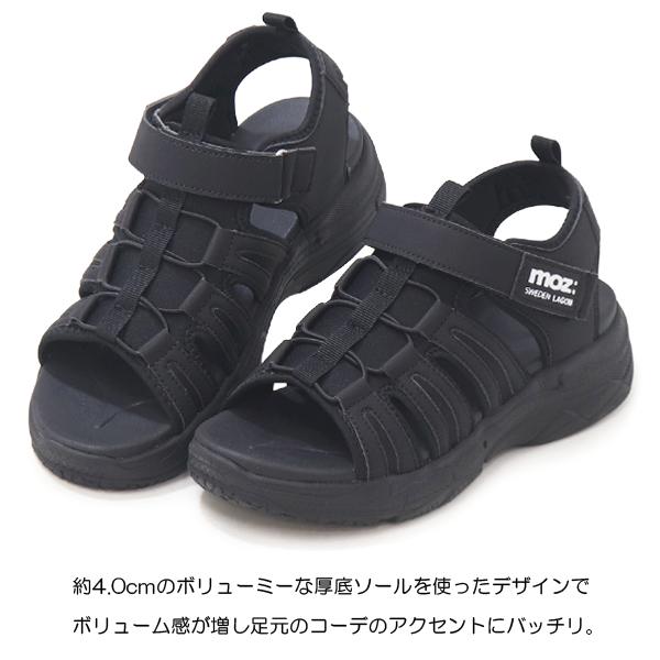 moz（モズ） サンダル 厚底 レディース スポーツサンダル 厚底サンダル