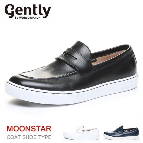 gently By WORLD MARCH ワールドマーチ 革靴 スリッポン ローファー