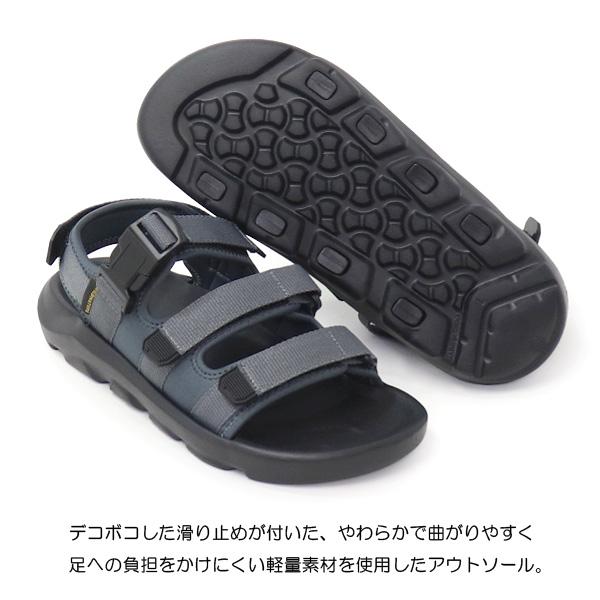 サンダル メンズ スポーツサンダル 厚底サンダル スポサン 靴 軽量