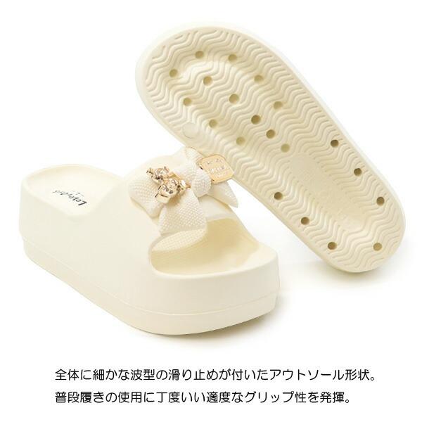 厚底サンダル レディース シャワーサンダル 歩きやすい 安定感