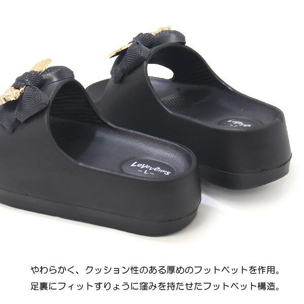 厚底サンダル レディース シャワーサンダル 歩きやすい 安定感
