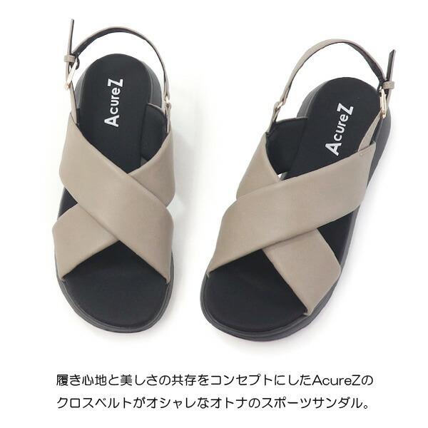 AcureZ アシックス サンダル レディース スポーツサンダル