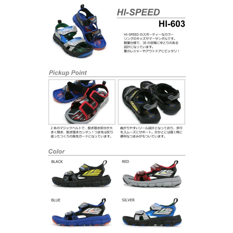 アシックス ハイスピード HS-603 キッズ ジュニア サンダル asics