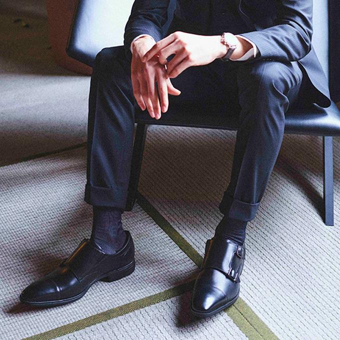 未使用級✨　アシックス　テクシーリュクス　レザー　ゴアテックス　ビジネスシューズ texcy luxe ビジネスシューズ アシックス テクシーリュクス