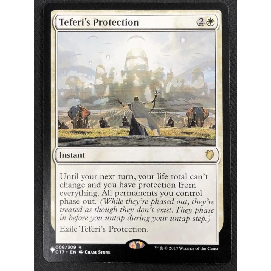 ウィザーズ・オブ・ザ・コースト MTG【テフェリーの防御/Teferi's Protection】《MB1》[EN] R : スーパー ...