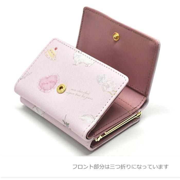 Daisy Rico 猫 総柄 がま口 三つ折り ミニ財布 猫グッズ ねこ Daisy Rico 猫 総柄 がま口 三つ折り ミニ財布 猫グッズ ねこ