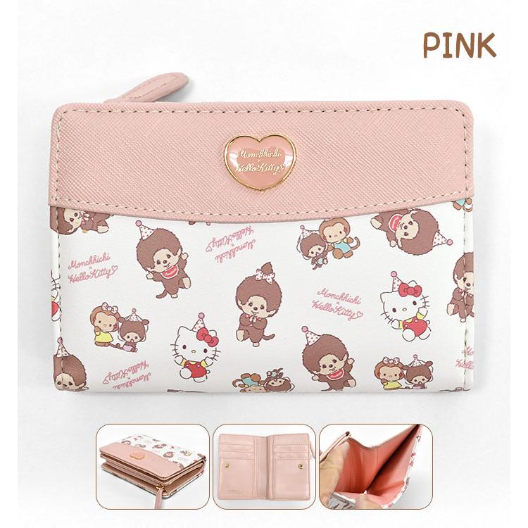 ☆超レア品　新品　キティ財布　おまけ付き ハローキティ モンチッチ 財布 二つ折り財布 レディース 大人