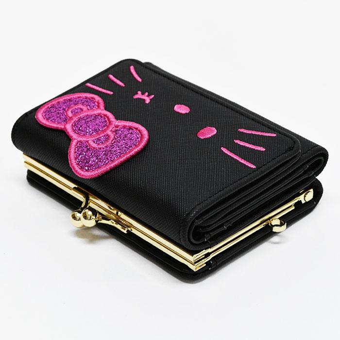 sanrio（サンリオ） ブラックキティ がま口 ミニ財布 ウィンク