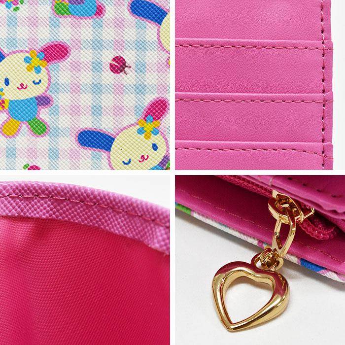sanrio（サンリオ） ウサハナ 財布 グッズ 二つ折り財布 レディース