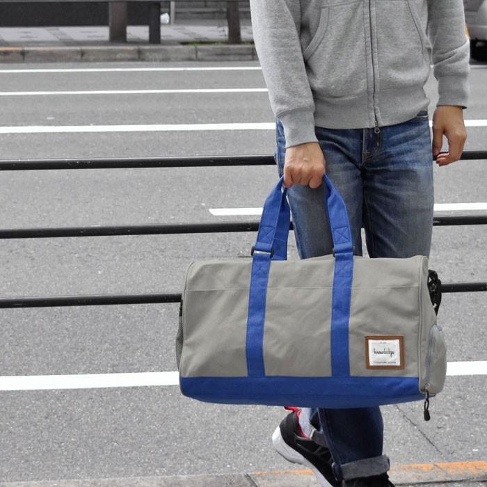 ボストンバッグ レディース おしゃれ 大容量 旅行用 修学旅行 スポーツ ポリキャンバス バイカラー 2way | ブランド登録なし | 15