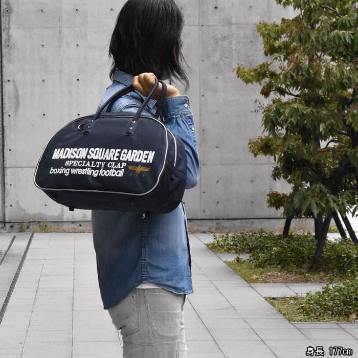 マディソン　スクエア　ガーデン　ボストンバッグ　ネイビー　マジソンバッグ MADISON SQUARE GARDEN マジソンスクエアガーデン ボストン 18L USB