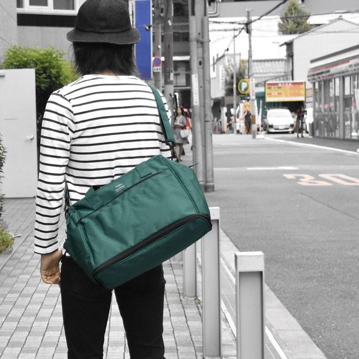 ボストンバッグ レディース おしゃれ 旅行用 リップストップ 杢調 ポリエステル がま口 2way キャリーオンバッグ/anello アネロ AT-C2611 正規品 ブランド | anello | 18