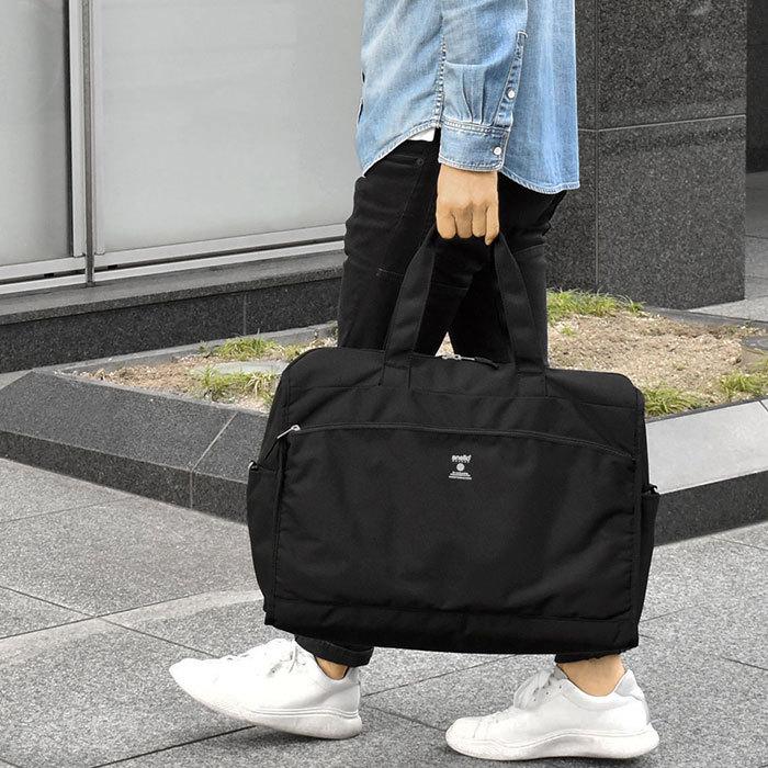 Anello Grande アネログランデ ボストンバッグ メンズ ショルダー リュック 修学旅行 林間学校 男子 小学生 中学生 高校生 旅行 大容量 軽量 スポーツ ゴルフ おしゃれ Gtm0462 Hc ハイキャパシティ 撥水 3way ショルダーバッグ 大型 キャンプ ブランド ブラック 黒 P