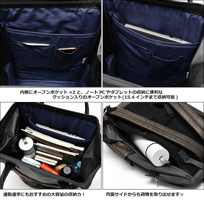 口金リュック anello アネロ 口金 リュック Lサイズ ニュープレミアム ATB4266 メンズ おしゃれ 通勤 通学 旅行 A4 大容量 パソコン収納 背面ポケット