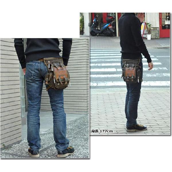 ボディバッグ ボディーバッグ メンズ おしゃれ/DEVICE デバイス/Work レッグポーチ レッグバッグ ウエストバッグ ウエストポーチ | DEVICE | 07