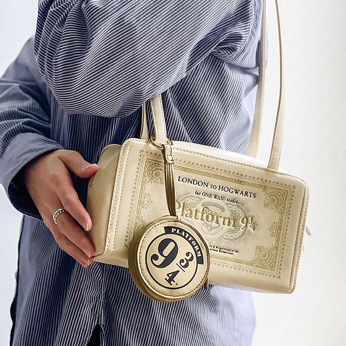 ハリーポッター ショルダーバッグ バッグ FLAPPER フラッパー ホグワーツ特急チケットモチーフ レディース 肩がけ 肩掛け ミニショルダーバッグ ハリポタ | flapper_bags | 17