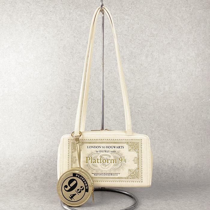 ハリーポッター ショルダーバッグ バッグ FLAPPER フラッパー ホグワーツ特急チケットモチーフ レディース 肩がけ 肩掛け ミニショルダーバッグ ハリポタ | flapper_bags | 02